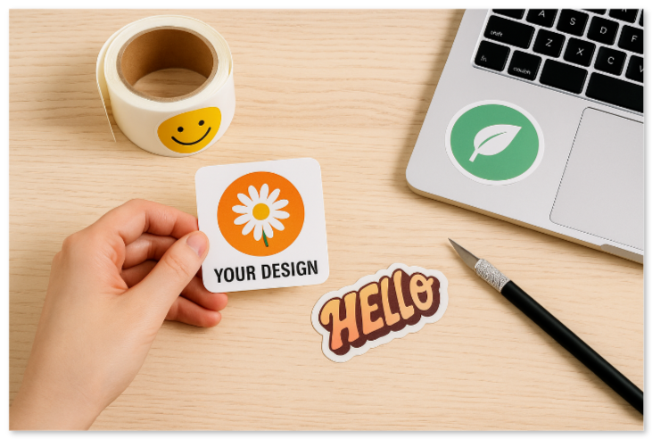 Egna klistermärken – designa personliga stickers online